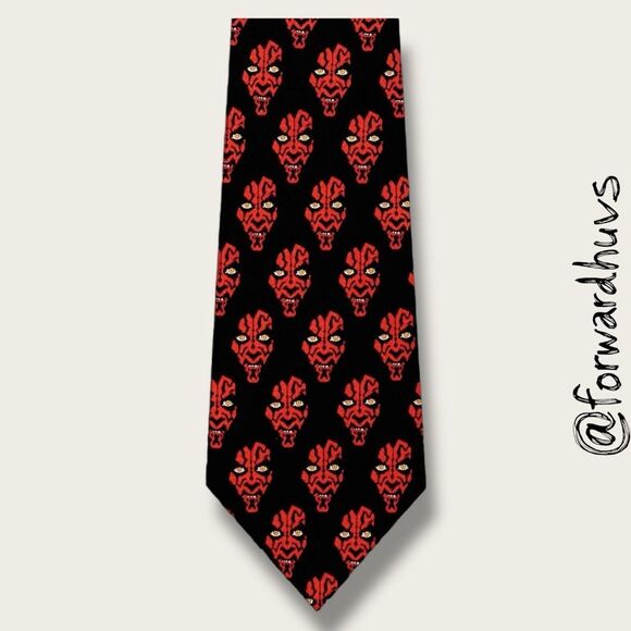 Star Wars Darth Maul Pattern Ties Neck Tie - Picture 1 of 9